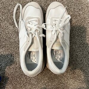 New Balance White Athletic Shoes